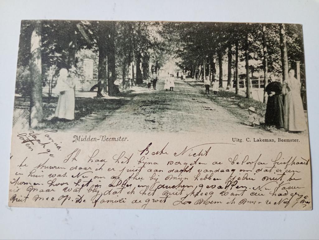 Middenbeemster 1900, Ophalen of Verzenden, Voor 1920, Gelopen, Noord-Holland