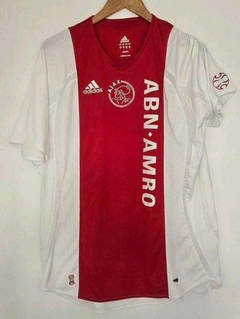 Vintage Ajax 2006-2007 Thuisshirt maat L, als nieuw!, Kleding | Heren, Sportkleding, Maat 52/54 (L), Wit, Ophalen of Verzenden