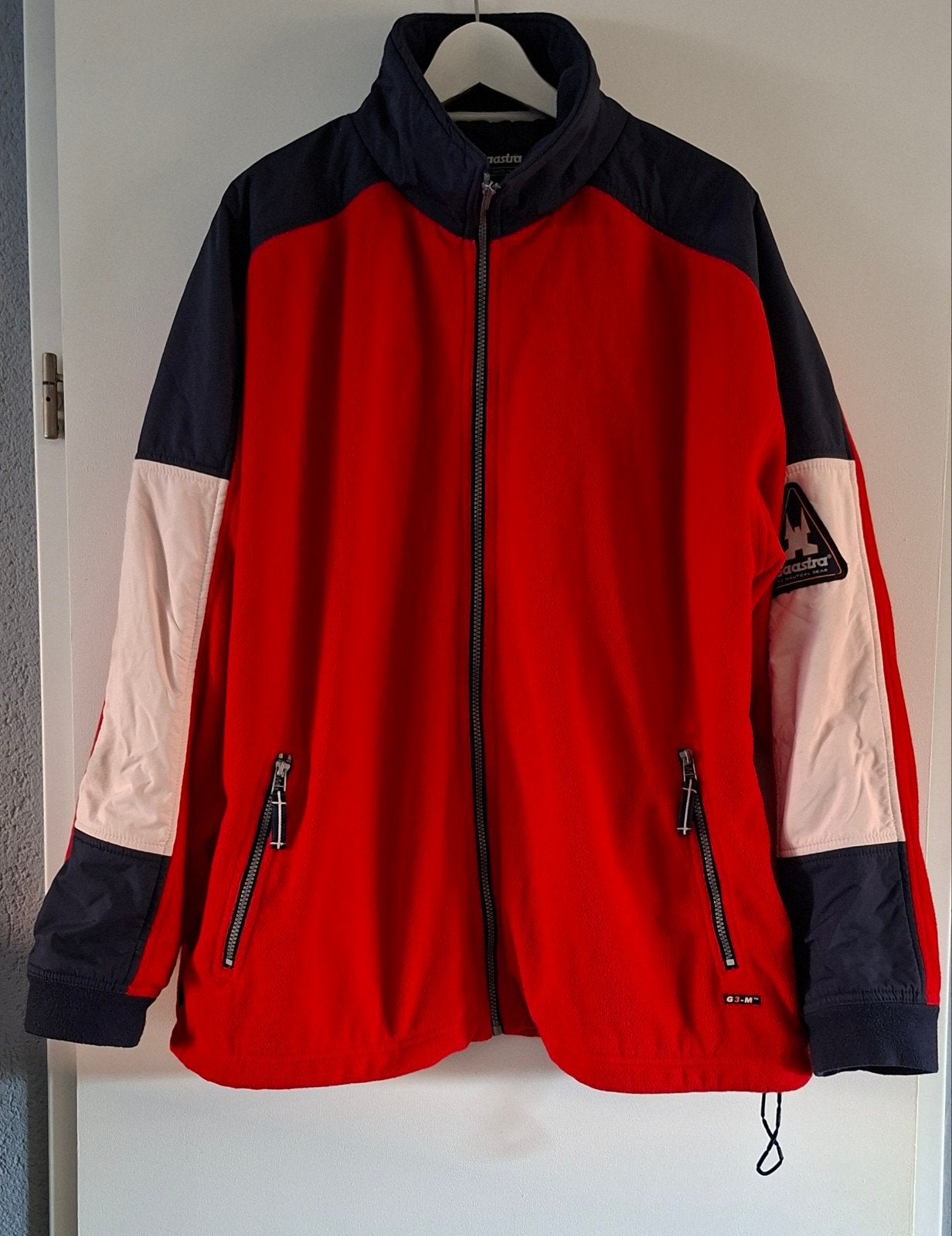 Gaastra Fleece Jas Rood/Blauw/Wit - Maat XL, Gaastra, Meerkleurig, Maat 56/58 (XL), Ophalen of Verzenden