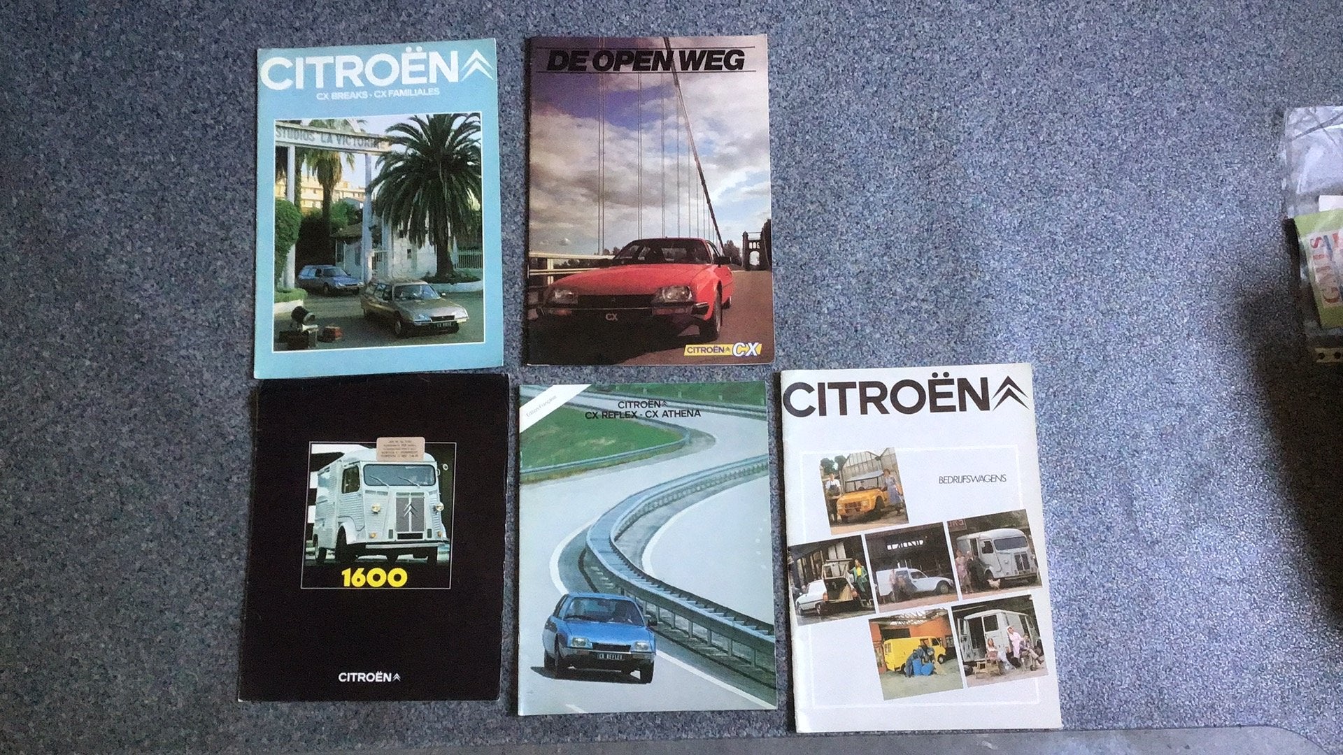 CITROEN FOLDERS “ VAN ALLES WAT” CX, HY EN BEDRIJFSWAGENS, Ophalen of Verzenden, Zo goed als nieuw, Citroën, Diverse auteurs
