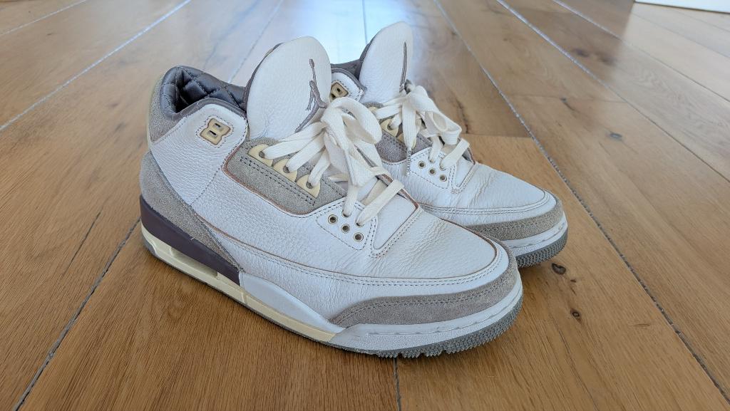 Nike Air Jordan 3 Retro A Ma Maniére size 39, Nike Air Jordan, Wit, Ophalen of Verzenden, Sneakers of Gympen
