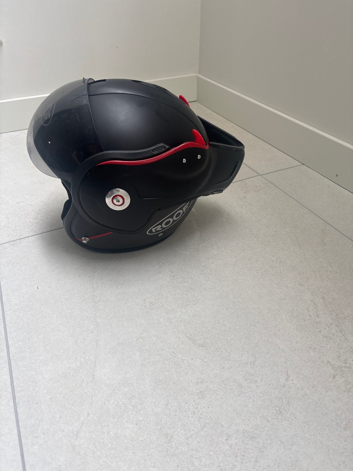 Roof Boxer RO9 helm carbon fiber, Systeemhelm, Heren, S, Tweedehands