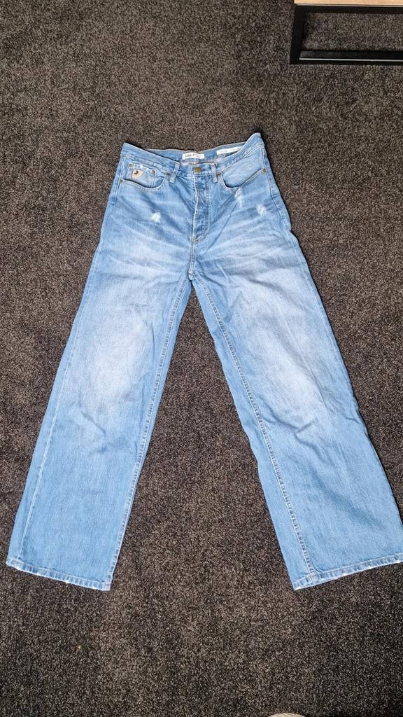 Lois Skater Loose Wide Leg jeans maat 28, Blauw, Ophalen of Verzenden, Zo goed als nieuw, W28 - W29 (confectie 36)