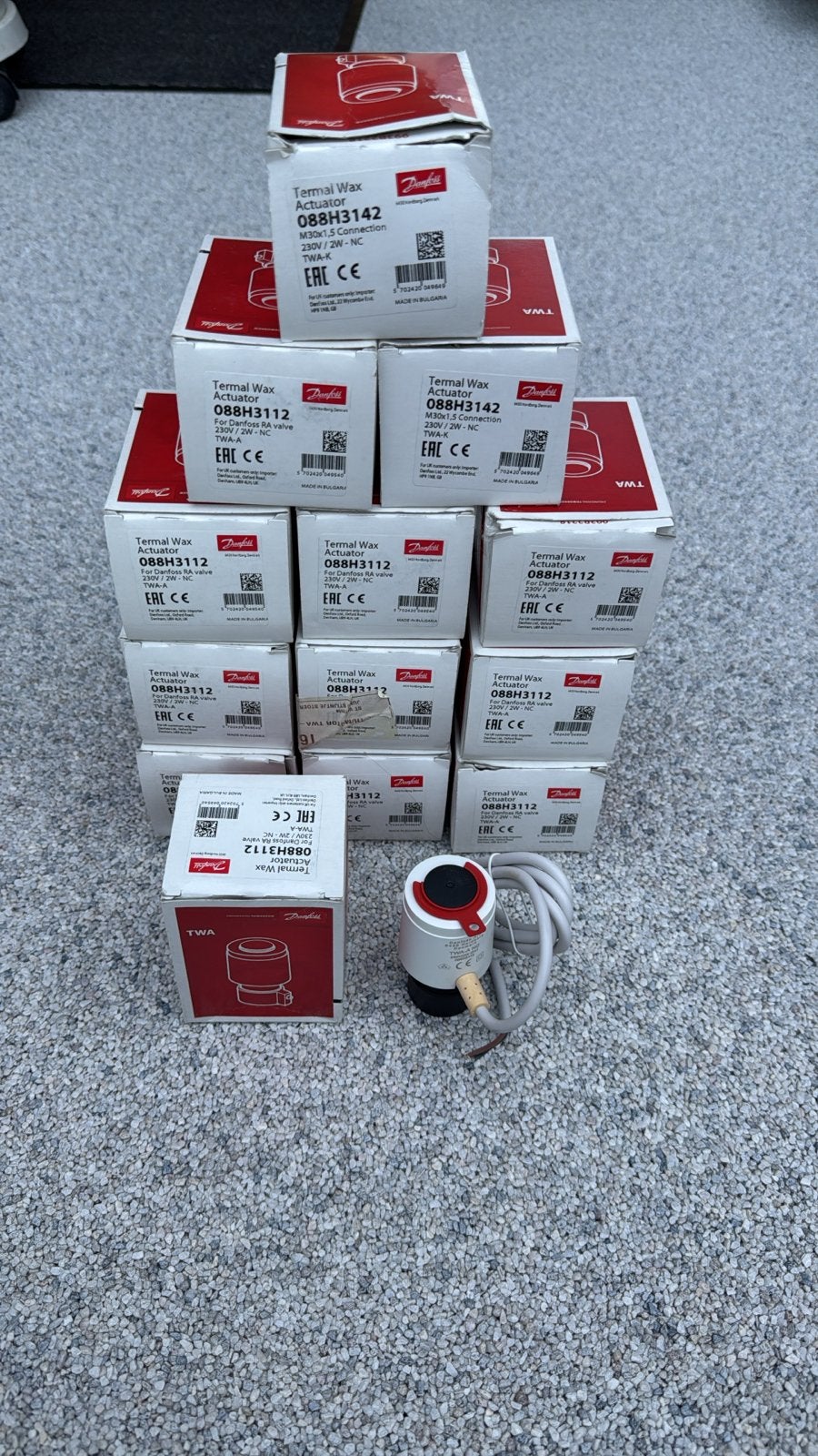 Danfoss TWA-K NC Thermische Actuators (Nieuw), Ophalen, Nieuw