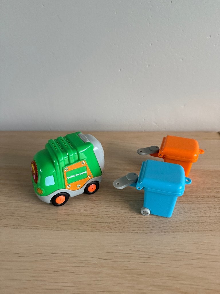 VTech Vuilniswagen met aanhangers, Kinderen en Baby's, Ophalen of Verzenden, Gebruikt, 2 tot 4 jaar