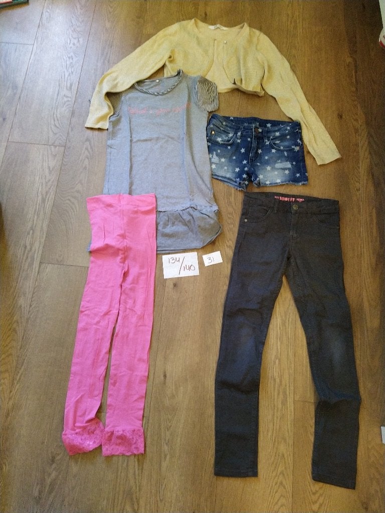 31 - kleding meisje maat 134 / 140, Ophalen of Verzenden, Gebruikt, Maat 134