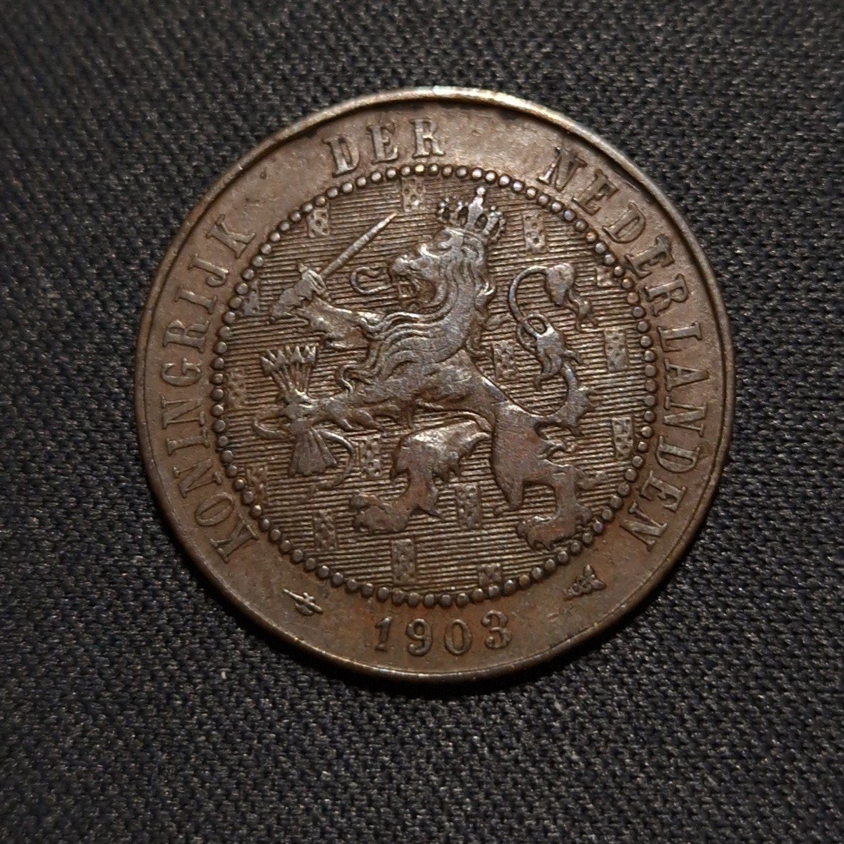 2 1/2 cent 1903, Verzenden, Koningin Wilhelmina, Overige waardes, Losse munt