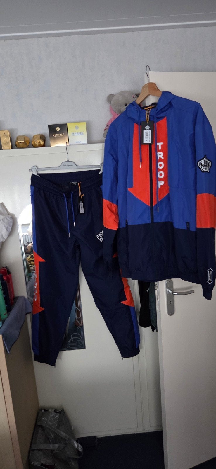 Nieuw Troop Tracksuit Maat XXL - Blauw/Oranje, Ophalen of Verzenden