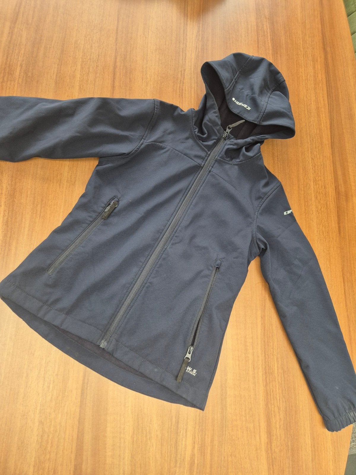 softshell jas blauw 140 Icepeak, Ophalen of Verzenden, Zo goed als nieuw, Icepeak, Jongen