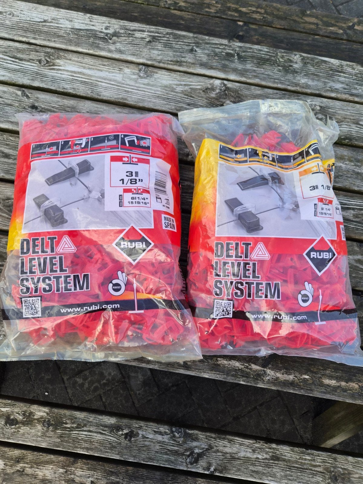 Rubi Delta Level System tegelclips 3 mm, 2 zakken, Overige materialen, Overige typen, Nieuw, Minder dan 20 cm