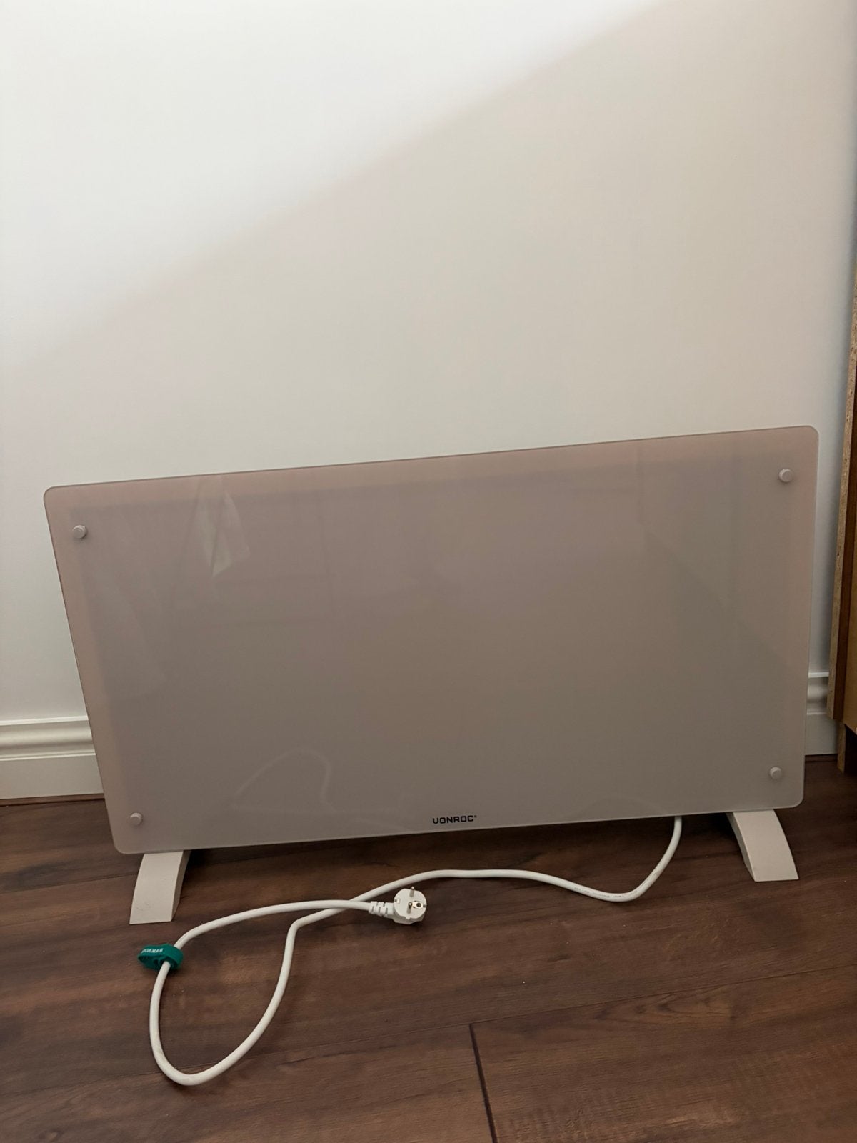 ZGAN Vonroc luxe elektrische kachel - beige, Ophalen, 30 tot 80 cm, Kachel, Minder dan 60 cm