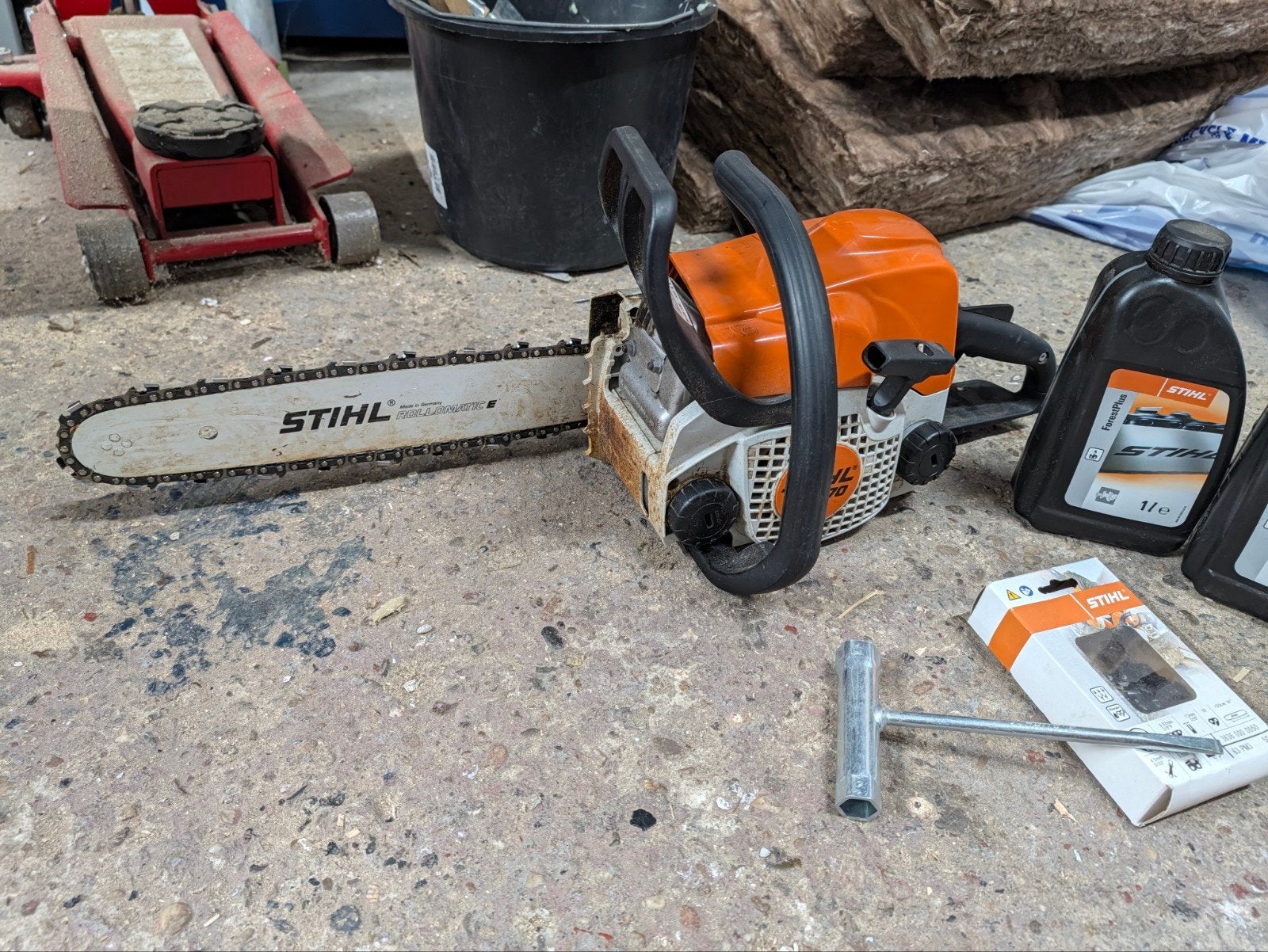Stihl MS 170 Kettingzaag - Zo goed als nieuw, Stihl, 70 mm of meer, Kettingzaag, Ophalen of Verzenden