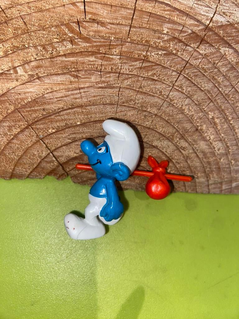 Smurfen smurf met knapzak, Verzamelen, Ophalen of Verzenden, Zo goed als nieuw, Verschillende Smurfen
