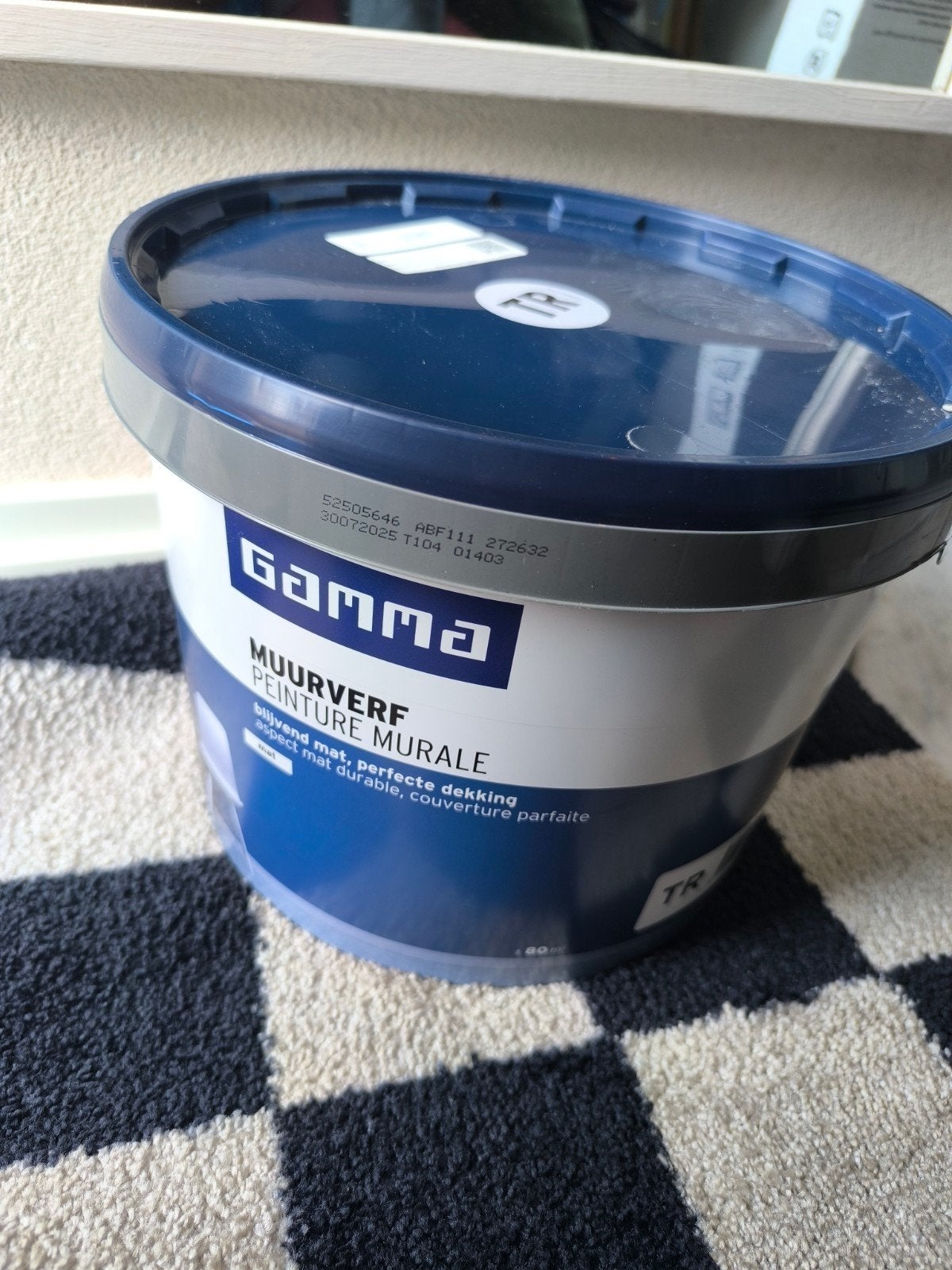 Gamma 10L mengverf Carob Y0614-2600 Nieuwe ongeopende pot v, Ophalen of Verzenden, Nieuw