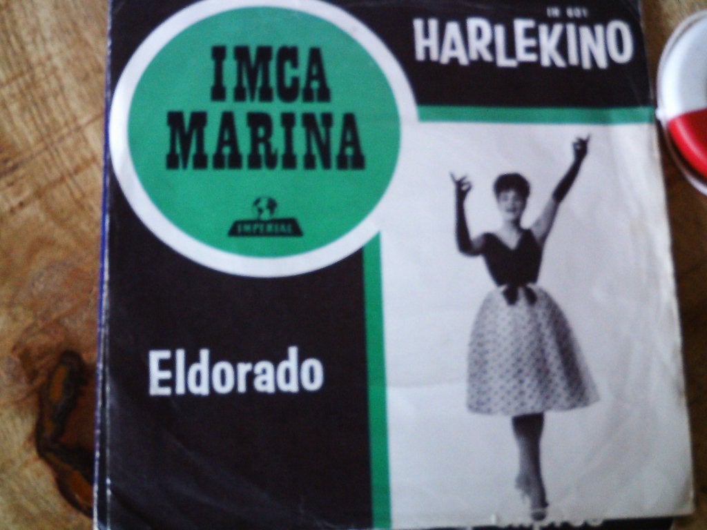 - Imca Marina - Harlekino  / Eldorado (Imperial EP)  3o, Beschermende buitenhoes, 7 inch, Ophalen of Verzenden, Zo goed als nieuw