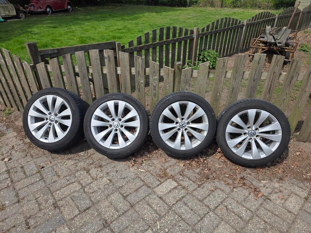 Wielen, Auto-onderdelen, Banden en Velgen, Ophalen, Gebruikt, Banden en Velgen, 17 inch