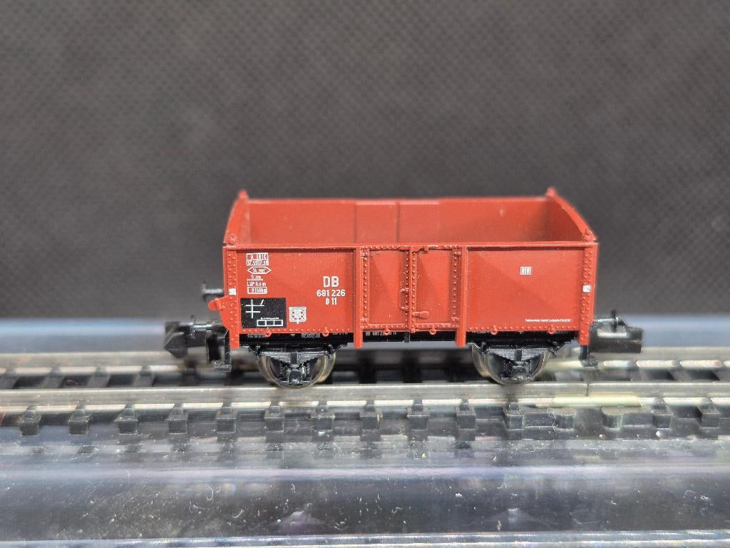 Minitrix 91046 - DB open bakwagen O11 (16356), Gebruikt, Gelijkstroom, Trix, Wagon