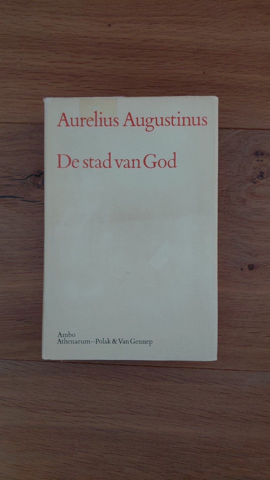 Augustinus - De stad van God, Ophalen of Verzenden, Gelezen