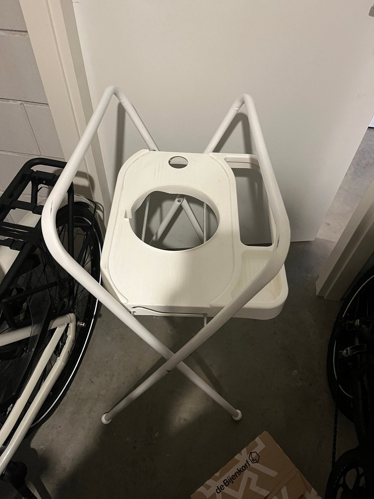 Babybadje met standaard, Gebruikt, Badje, Standaard, Ophalen