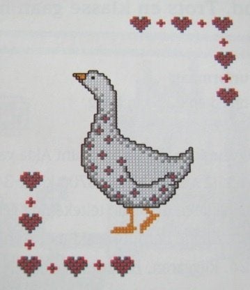 Borduurpatroon  Kip en Gans zie foto nr 5877, Verzenden, Nieuw, Handborduren, Patroon