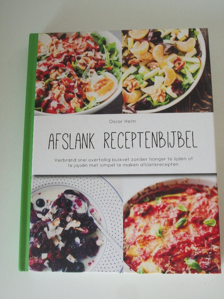 Afslank Receptenbijbel - Oscar Helm - Nieuw, Ophalen of Verzenden, Nieuw, Dieet en Voeding, Oscar Helm