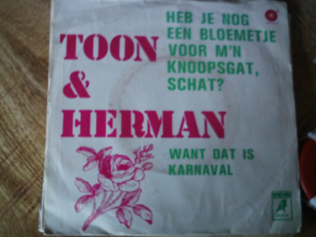 Toon & Herman - Heb je nog een bloemetje voor m'n...  13s, Cd's en Dvd's, 7 inch, Ophalen of Verzenden, Zo goed als nieuw, Beschermende buitenhoes