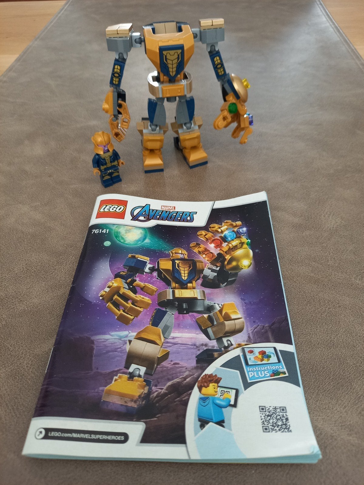 Lego 76141 Avengers Thanos Mech compleet en gedemonteerd, Gebruikt, Overige thema's, Lego, Compleet