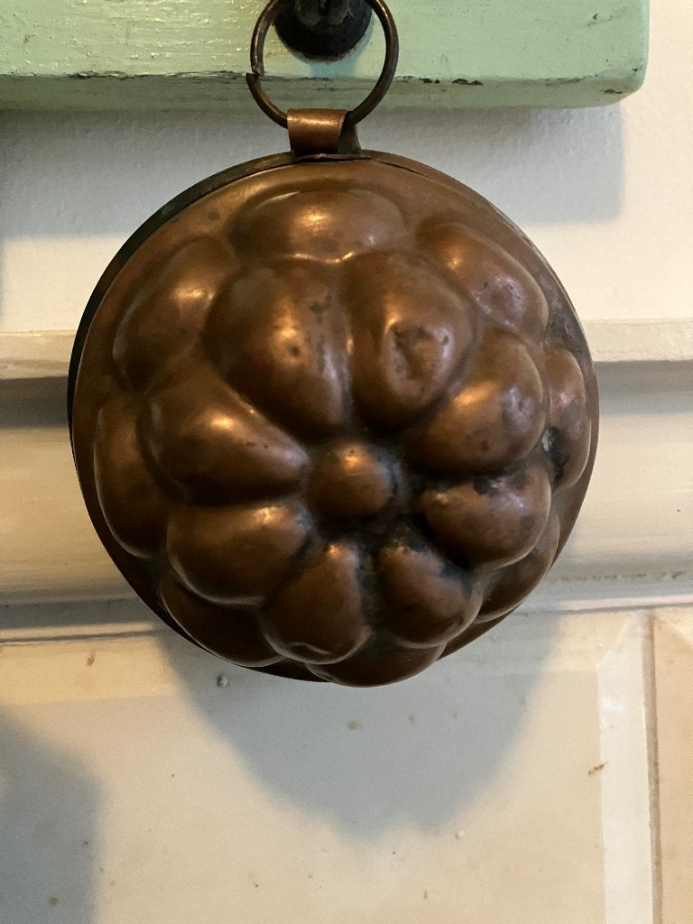 Antieke koperen bakvorm, Ophalen of Verzenden