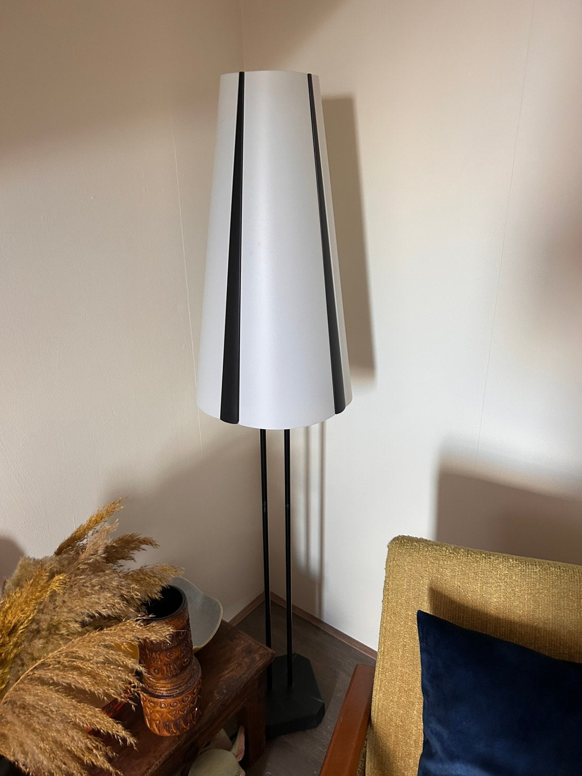 Vintage Ikea vloerlamp Vistofta van Gunner Jensen, Ophalen, Gebruikt, Kunststof, 100 tot 150 cm