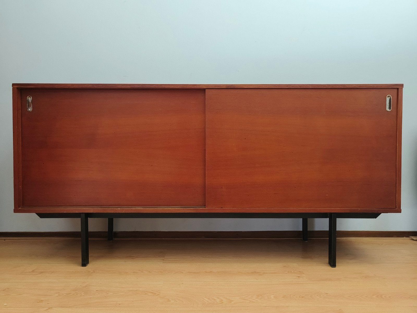 Vintage dressoir teak demontabel - retro midcentury kast, Huis en Inrichting, Kasten | Dressoirs, Ophalen, Met deur(en), Vintage retro midcentury design Deens teak modern