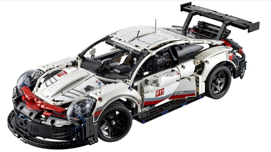 LEGO 42096 Technic Porsche 911 RSR Raceauto, Kinderen en Baby's, Inclusief instructies, Lego, Ophalen of Verzenden, Zo goed als nieuw
