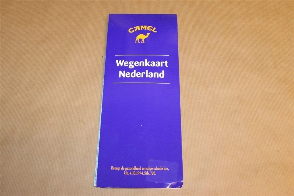 Camel Wegenkaart van Nederland, Ophalen of Verzenden, 1800 tot 2000, Nederland, Landkaart