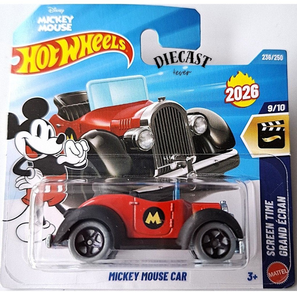 Hot Wheels Mickey Mouse Car, Ophalen, Nieuw, Auto