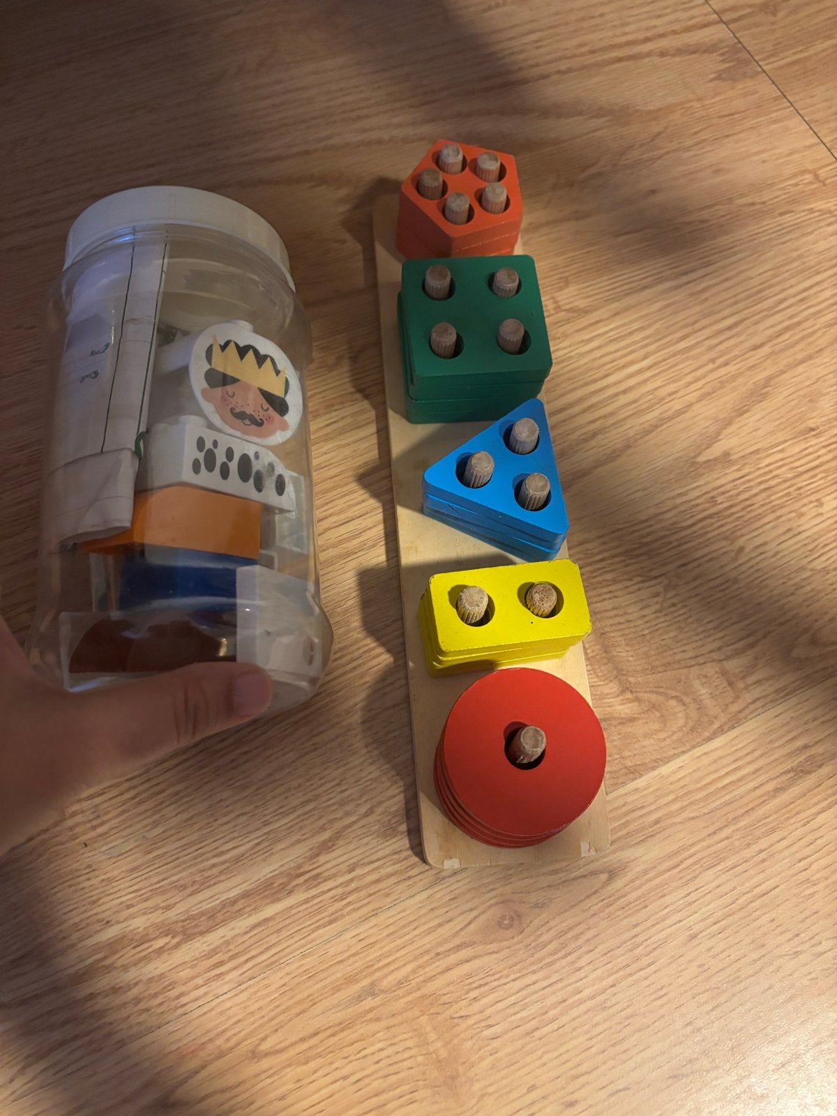Houten Vormenstoof Sorteerspeelgoed voor Kinderen, Ophalen of Verzenden, Gebruikt, Overige typen
