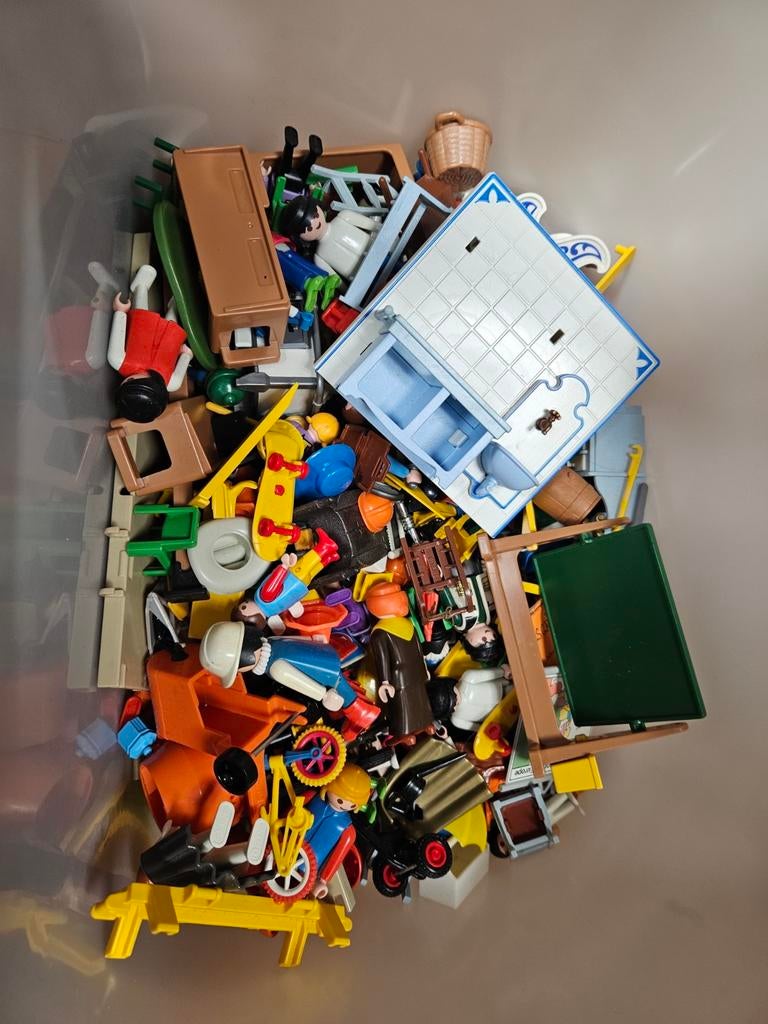 Vintage Playmobil (o.a. Victoriaanse keuken, schoolklas etc), Ophalen of Verzenden, Gebruikt, Overige merken