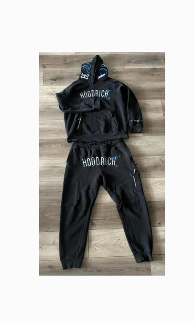 Hoodrich Trainingspak, Ophalen, Zo goed als nieuw, Maat 48/50 (M), Zwart