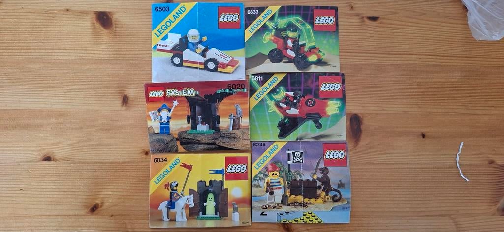 Lego 6034, 6020, 6235, 6503, 6811 en 6833., Kinderen en Baby's, Speelgoed | Duplo en Lego, Ophalen of Verzenden