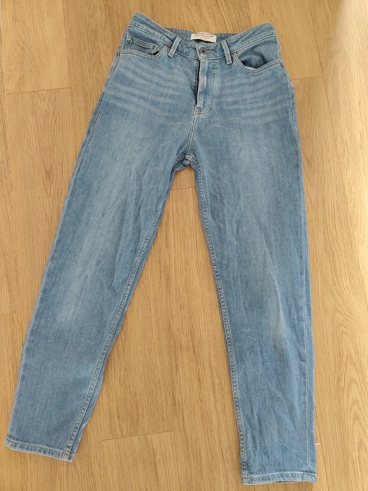 Kuyichi Nora Loose Tapered Jeans W28 L32 Gerecycled Katoen, Blauw, Ophalen of Verzenden, Kuyichi, W28 - W29 (confectie 36)