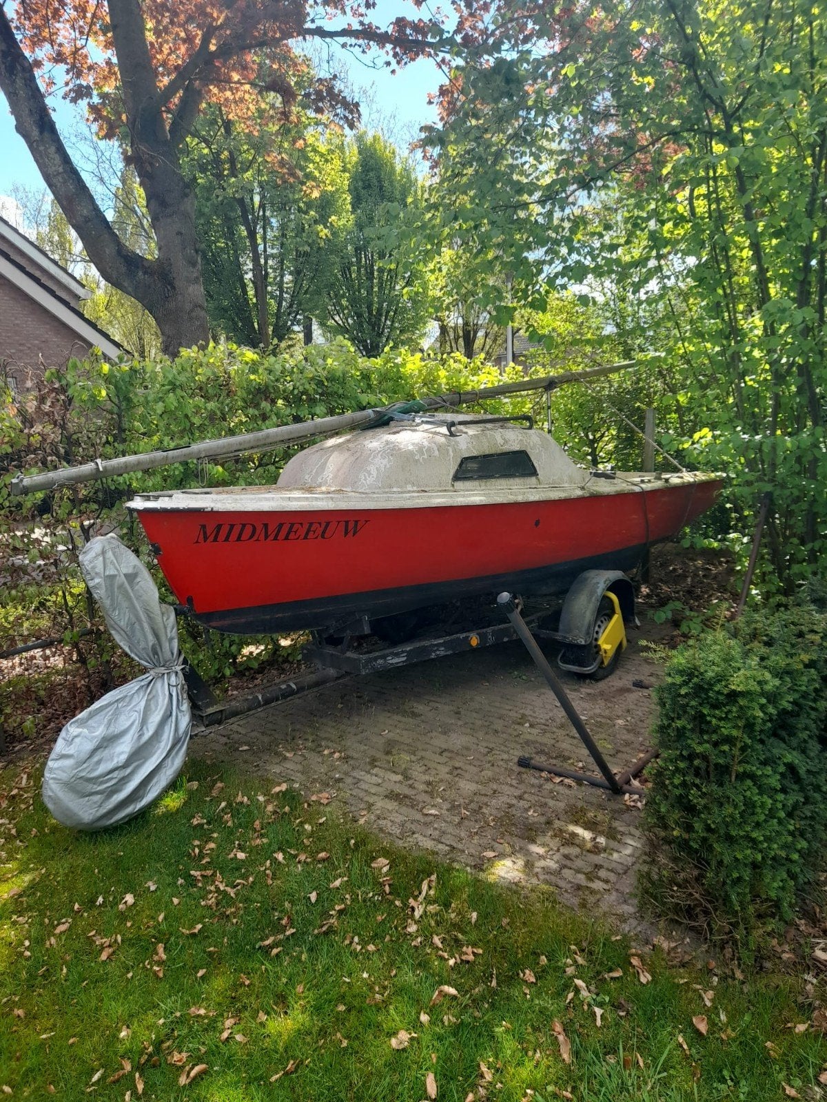 Super leuke Lanaverre zeilboot compleet, 70 cm, Gebruikt, Overige typen, Ophalen of Verzenden
