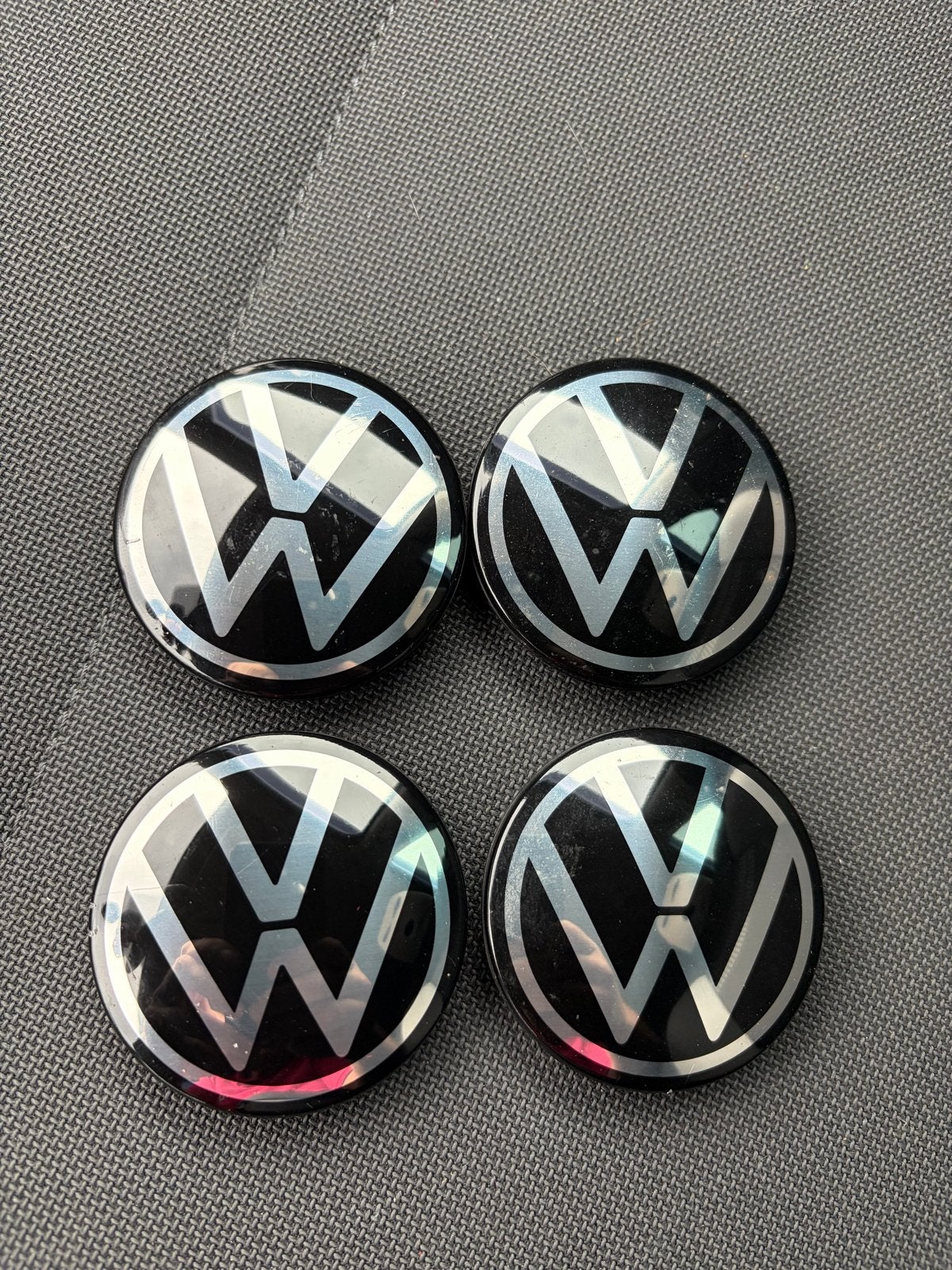 VW Velgdoppen / Naafdoppen - Set van 4, Ophalen of Verzenden, Gebruikt