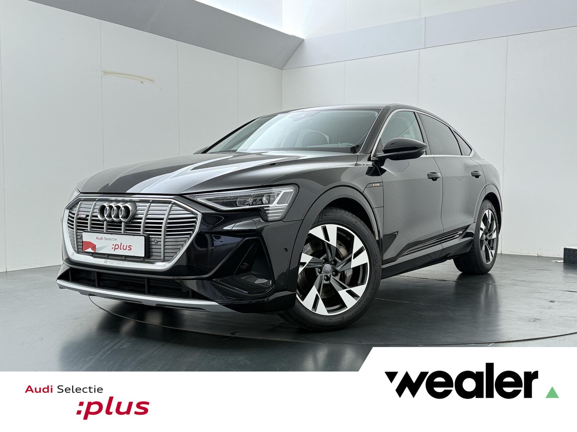 Audi e-tron Sportback 50 quattro edition 71 kWh | 313 PK | S, Auto's, Stof, 71 kWh, Met garantie (alle), Zwart