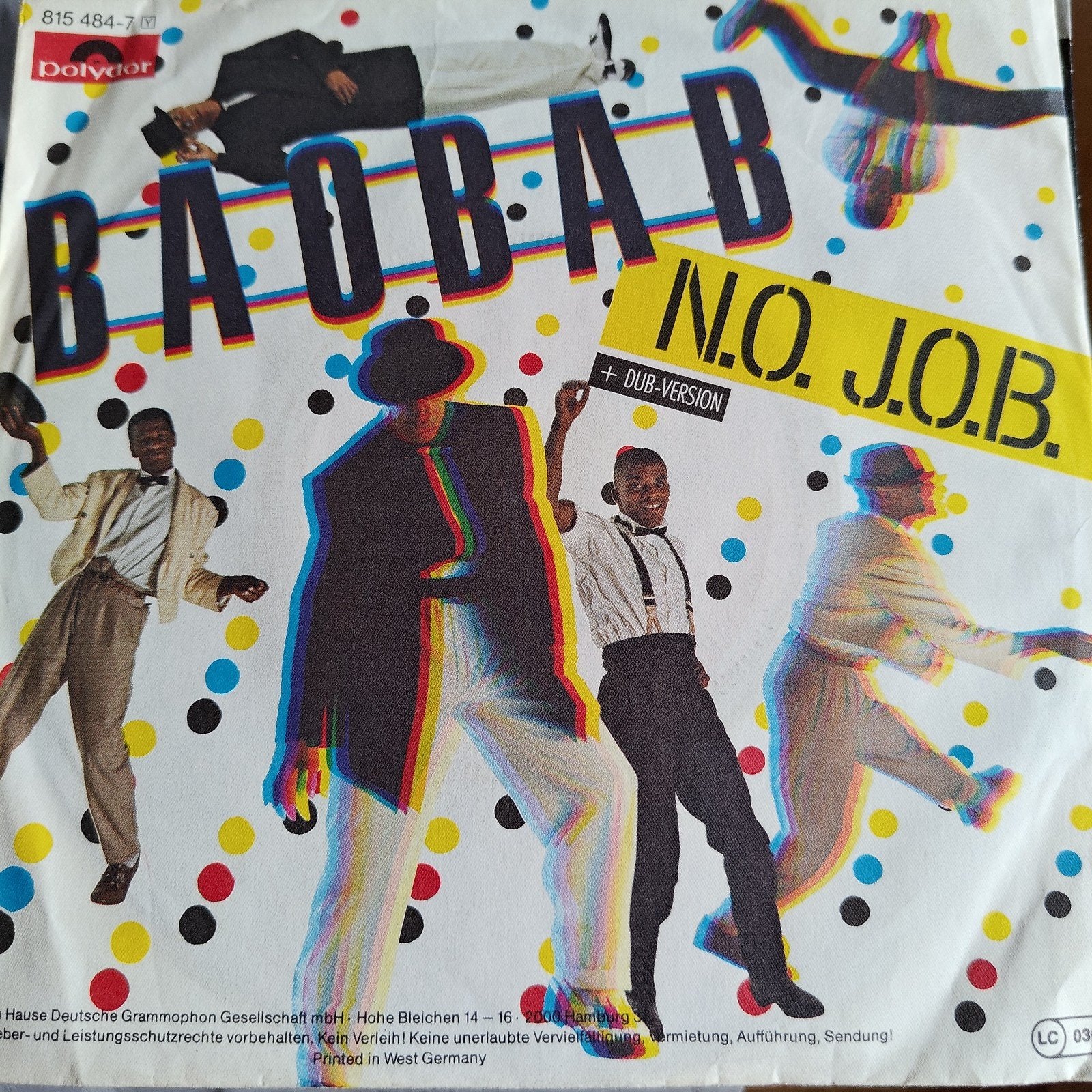 Baobab - N.O. J.O.B. + Dub-Version (Single), Ophalen of Verzenden, Gebruikt, 7 inch