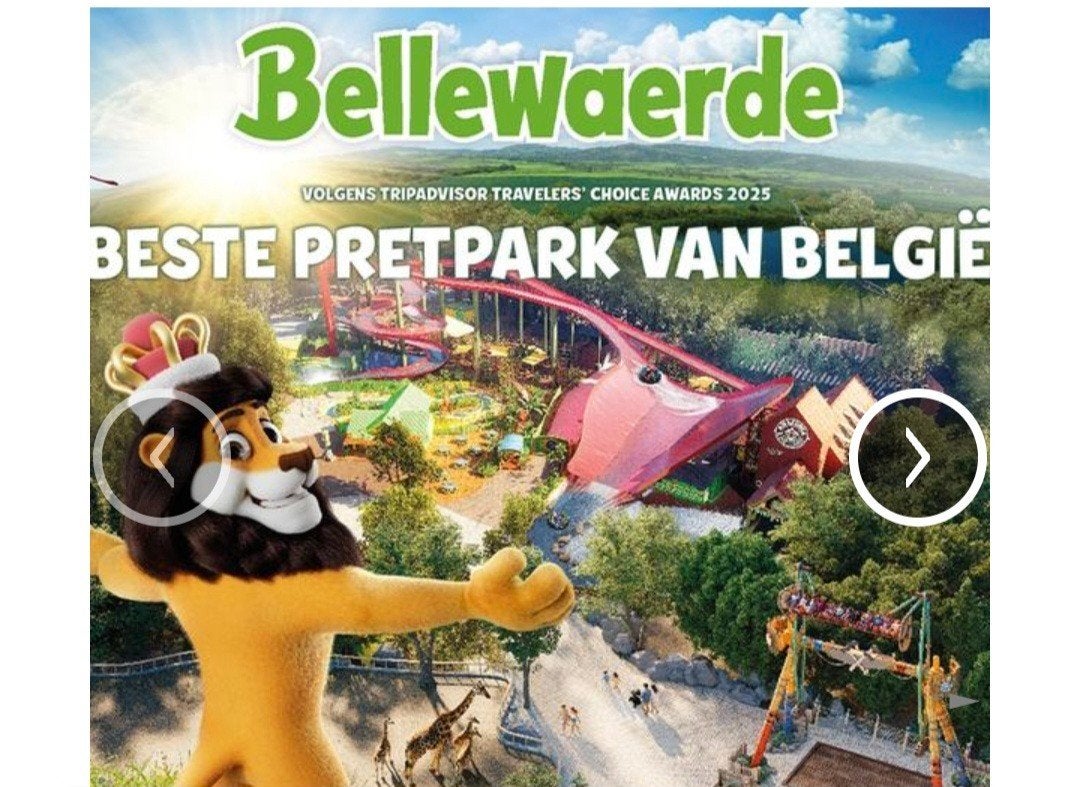 2 entree kaarten Bellewaerde. Meteen in je mail, Tickets en Kaartjes, Drie personen of meer, Ticket of Toegangskaart