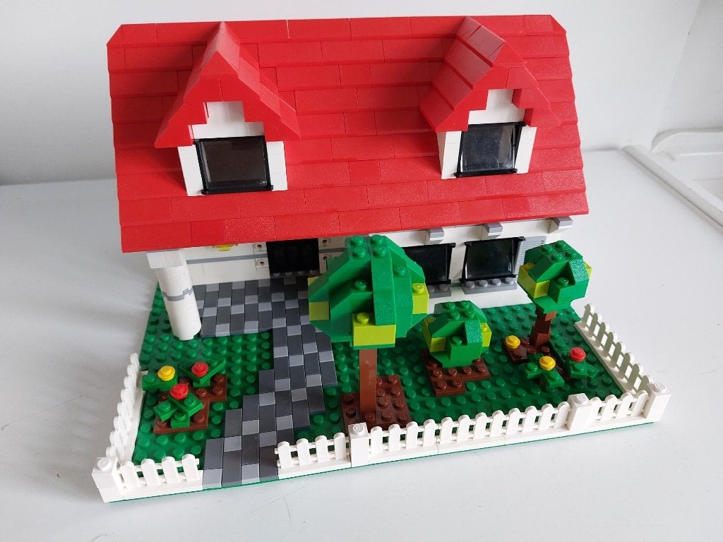 Lego 4886 - Building Bonanza - compleet huis, Gebruikt, Overige thema's, Lego, Compleet