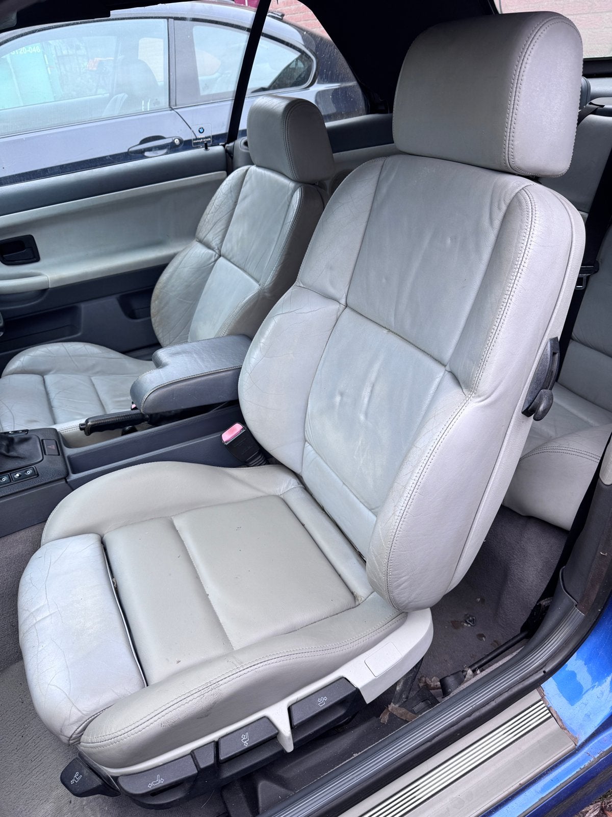 BMW E36 M3 Grijs Leer Sport interieur Cabrio, Ophalen, Gebruikt, BMW