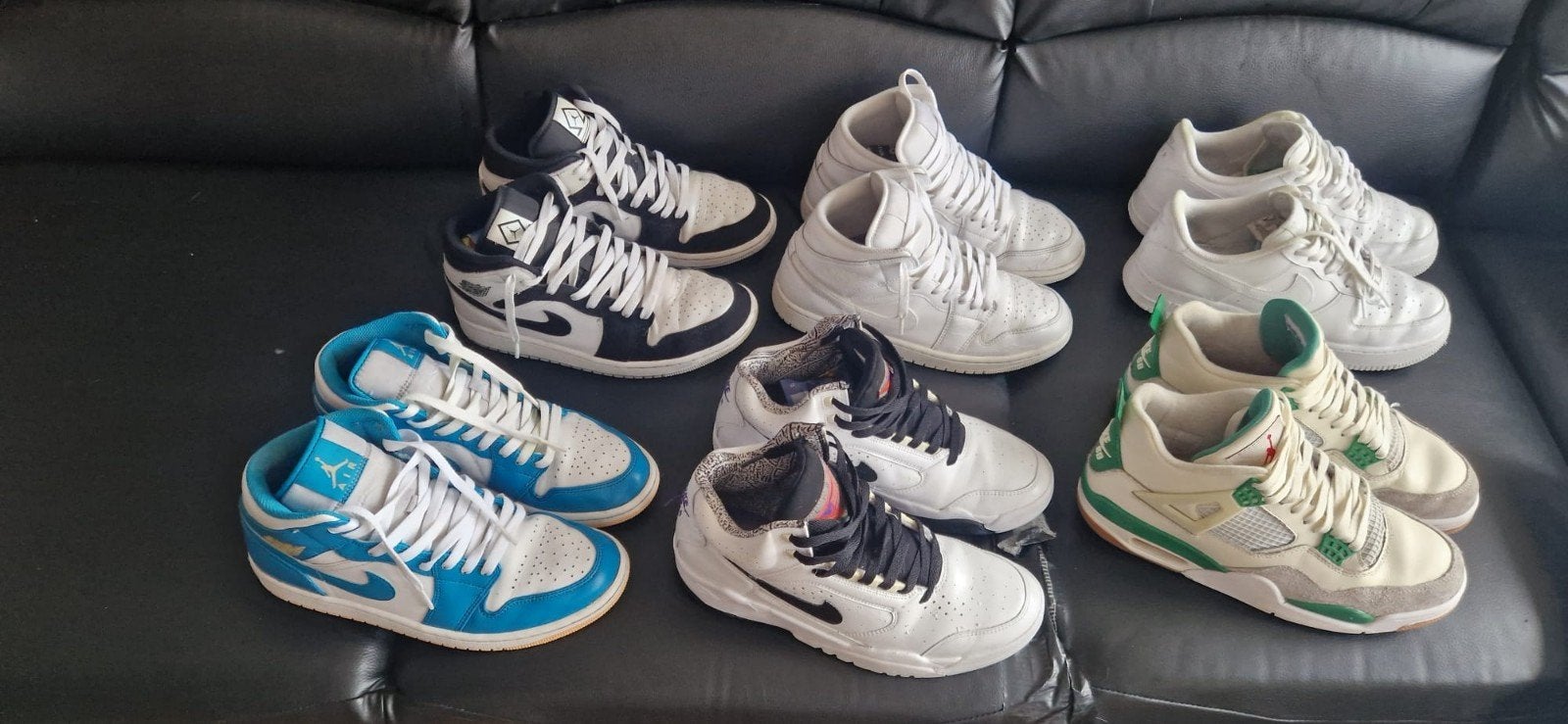 Nike / Jordan sneakers – 6 paar, Ophalen of Verzenden, Wit