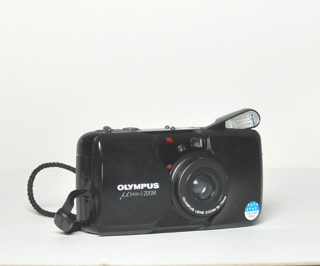 Olympus Mju  analoog topper, Audio, Tv en Foto, Fotocamera's Analoog, Ophalen of Verzenden, Zo goed als nieuw, Compact, Olympus