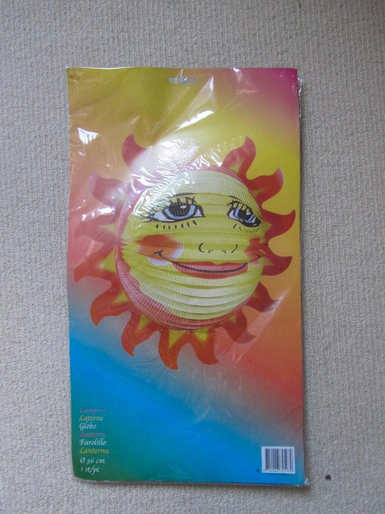Lampion Zon incl. stokje, Verzenden, Nieuw, Overige typen, Overige