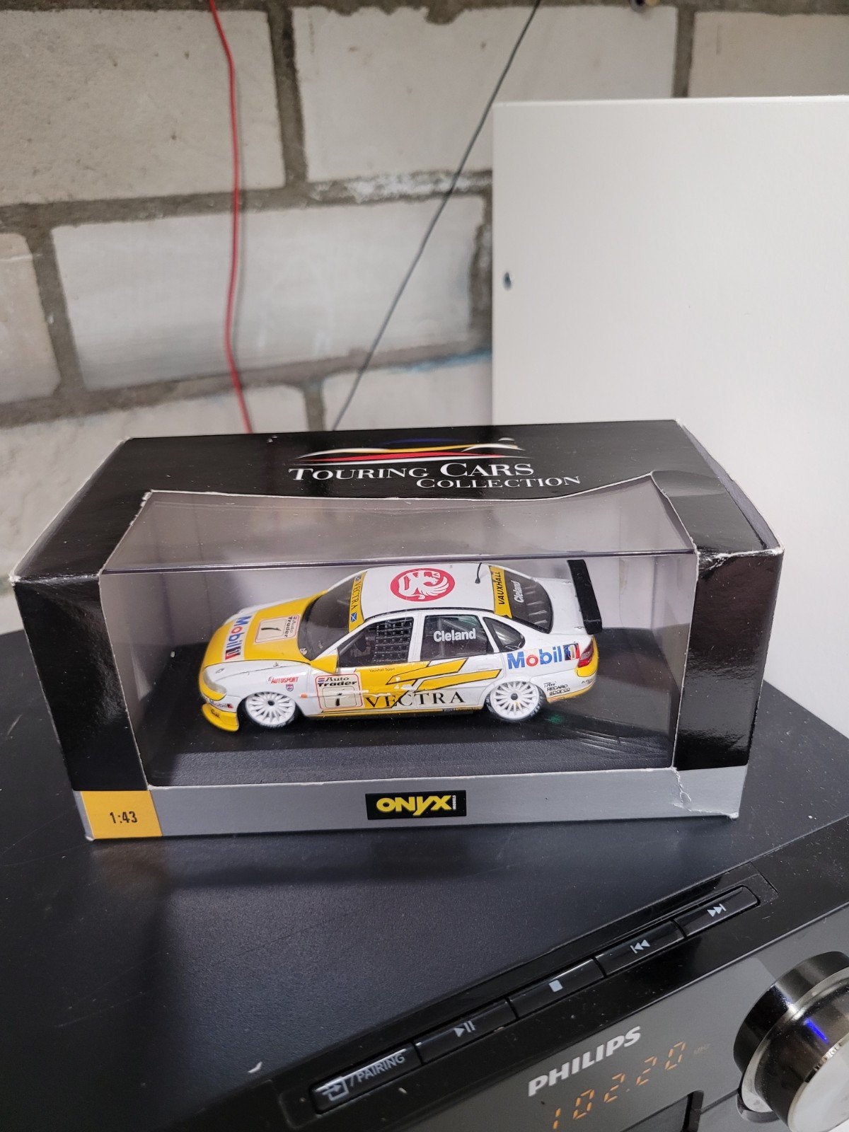 opel vectra onyx 1:43 cleland, Ophalen of Verzenden, Zo goed als nieuw, Auto, Overige merken