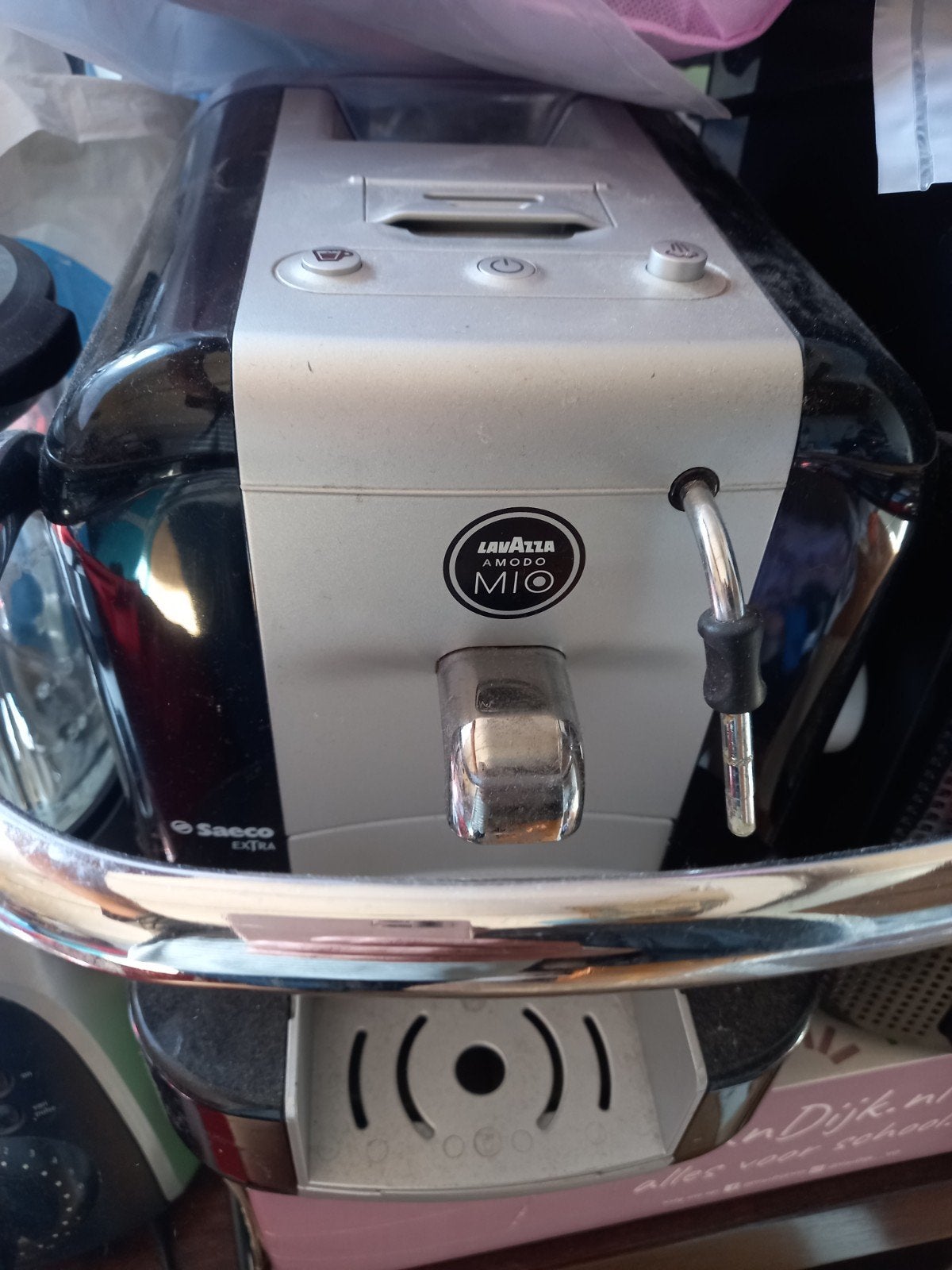Lavazza A Modo Mio Saeco Extra Koffiezetapparaat, Koffiepads en cups, Gebruikt, Espresso apparaat, Ophalen of Verzenden